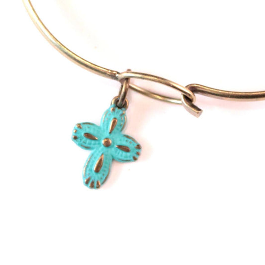 Cross Charm Bracelet, Necklace, or Charm Only
