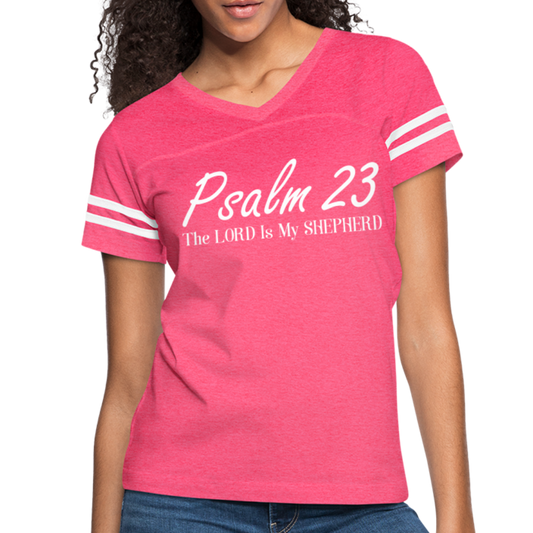 Womens T-shirt Vintage Sport S-2xl, Psalm 23 The Lord Is My Shepherd